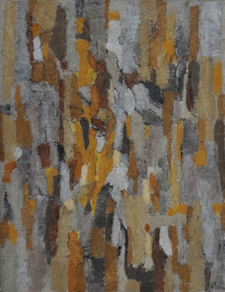 sans titre - sables, cendres, pastel - Maurice Robert