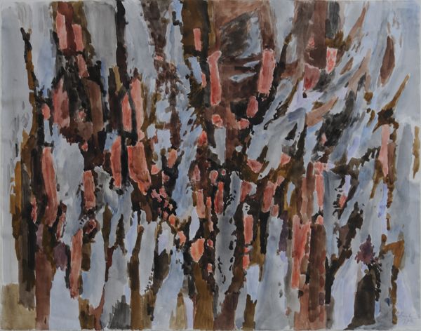 sans titre - aquarelle - Maurice Robert